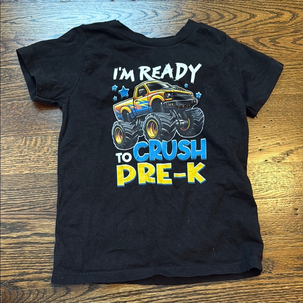 Black Monster Truck Graphic Tee
